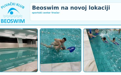 Beoswim na novoj lokaciji – sportski centar Vračar